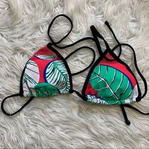 Womens Aerie Triangle Bikini Top Size Small